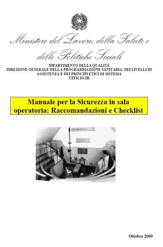 Documenti di riferimento Numerosi lavori riferiscono la possibilità di errore nella fase d identificazione del campione nel centro in cui viene eseguito il prelievo o nella sala operatoria.