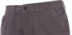 All-season stretch unisex trousers, side elastic and waist belt loops, zip fastening with plastic button, two classic front pockets, one left side pocket with LOCK SYSTEM, one right side tape measure