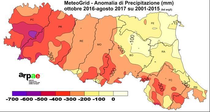 I Cambiamenti climatici in Emilia-Romagna: da poca acqua a troppa acqua Estate 2017: siccità