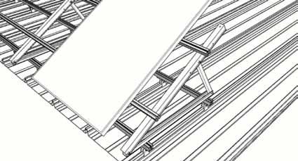 11 Montaggio dei moduli Applicare il primo modulo alle estremità dei profili.