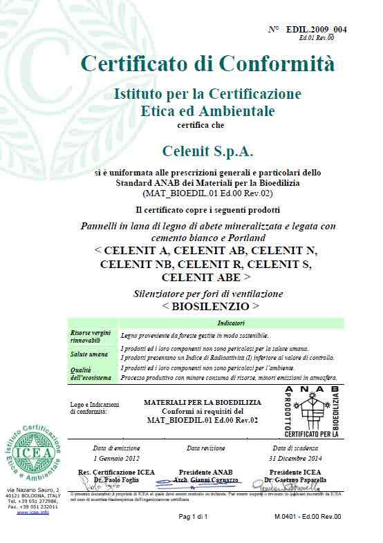 da oltre 15 anni i pannelli in lana di legno presentano la CERTIFICAZIONE DI ECOBIOCOMPATIBILITÀ, grazie alle valutazioni di ANAB, prima in collaborazione con IBO