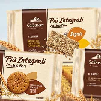 BISCOTTI PIU' INTEGRALI GALBUSERA 330 g 1,99 6,03