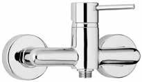 78..251 Miscelatore monoforo bidet con bocca tubo orientabile, scarico automatico 1 1/4 Single-lever