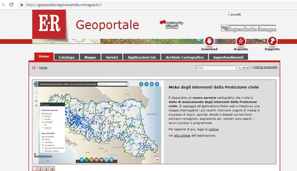 GEOPORTALE EMILIA ROMAGNA Download