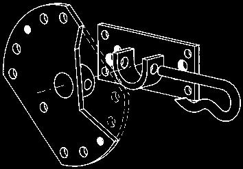 Interasse 48/60 mm (solo per motori con manovra di soccorso) Bracket with square pin center - to - center distance 48 /