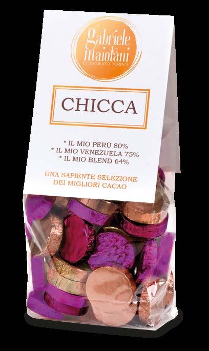 GABRIELE MAIOLANI CHICCA di CIOCCOLATO FONDENTE MCF11 Maiolani 280 BLEND 64% con massa