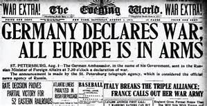 Germania dichiara guerra alla Francia 4 agosto: la Gran Bretagna