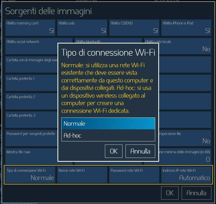 Configurazione del programma Gestione di DiLand Kiosk 2 Configura e scegliere Sorgenti delle immagini.