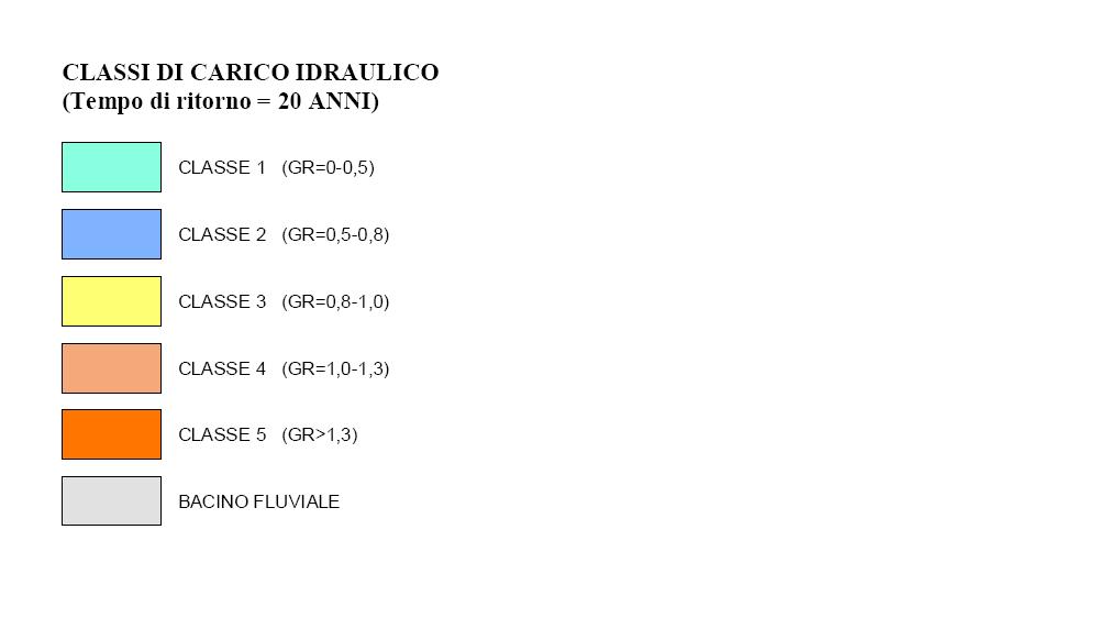 drenaggio urbano del territorio comunale Carta del