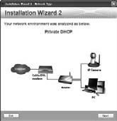 Dopo aver analizzato la rete, fare clic sul pulsante Avanti per continuare il programma. Installation Wizard 2 3.