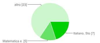 area linguistica 18 34% area logico matematica 8 15.