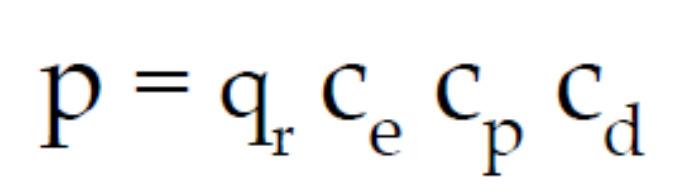 AZIONE DEL VENTO ( 3.3) La normativa permette di semplificare la descrizione di queste azioni considerando delle azioni statiche equivalenti.