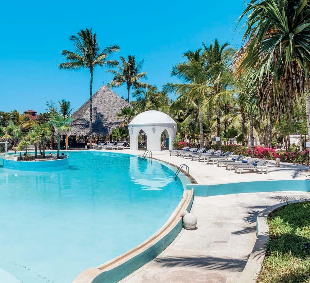 KENYA Watamu Sun Palm Beach Resort VALUTAZIONE TURISANDA Resort valorizzato dalla posizione, dal livello dei servizi - con il trattamento Top All Inclusive - e dalle piccole dimensioni della
