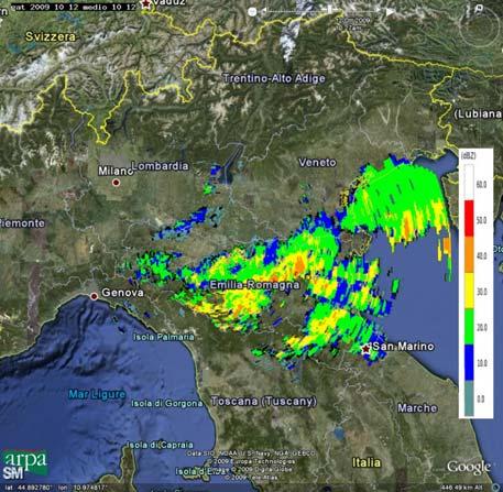 2 Evoluzione generale e zone interessate Un minimo in quota si estende dal Mare del Nord verso l Europa centrale, associato all incursione di aria fredda di origine Polare, si protende verso l Italia