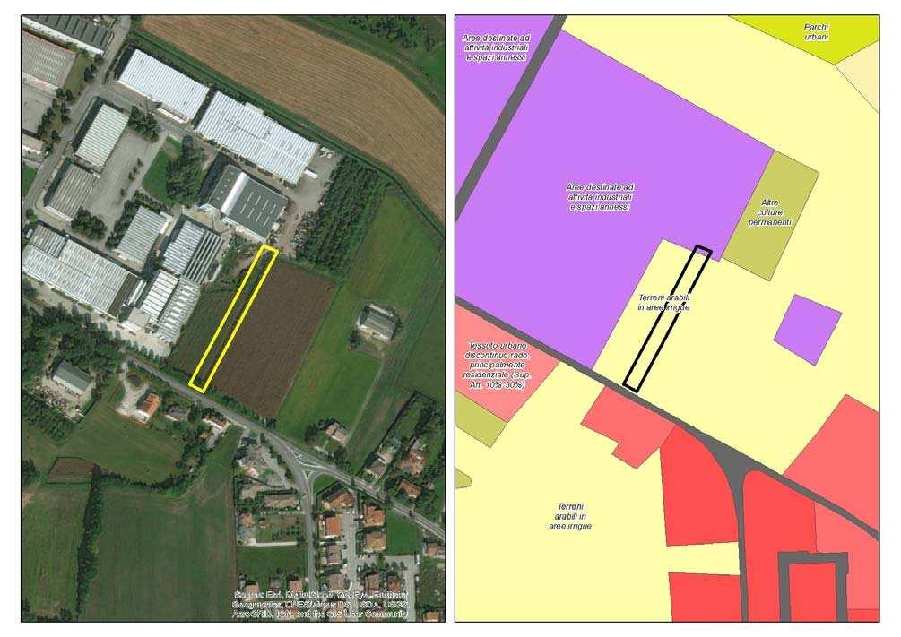 Uso del suolo da Ortofoto e Carta della Copertura del Suolo del Veneto 3.1.4.