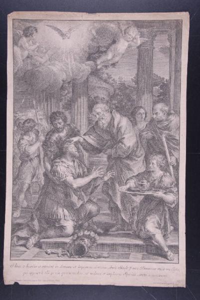 Anania battezza san Paolo ridonandogli la vista Pietro da Cortona; Frey Jacob Link risorsa: http://www.