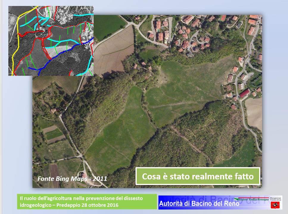 Affinchè le sistemazioni idraulico-agrarie siano efficienti è necessario pianificarle a scala