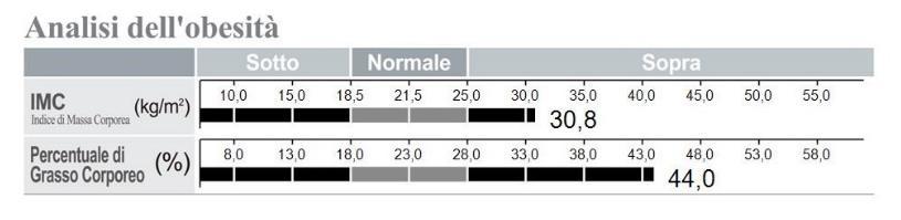 Valori bassi di massa muscolare si possono osservare nelle persone sedentarie, negli anziani e nelle persone in sottopeso. Come interpretare il grafico dell analisi Muscolo grasso?