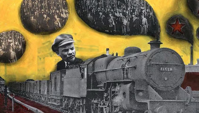 Immagine: Rivoluzione Febbraio 1917 / Lenin ritorna in Russia Fonte: www.lagrandeguerrapiu100.