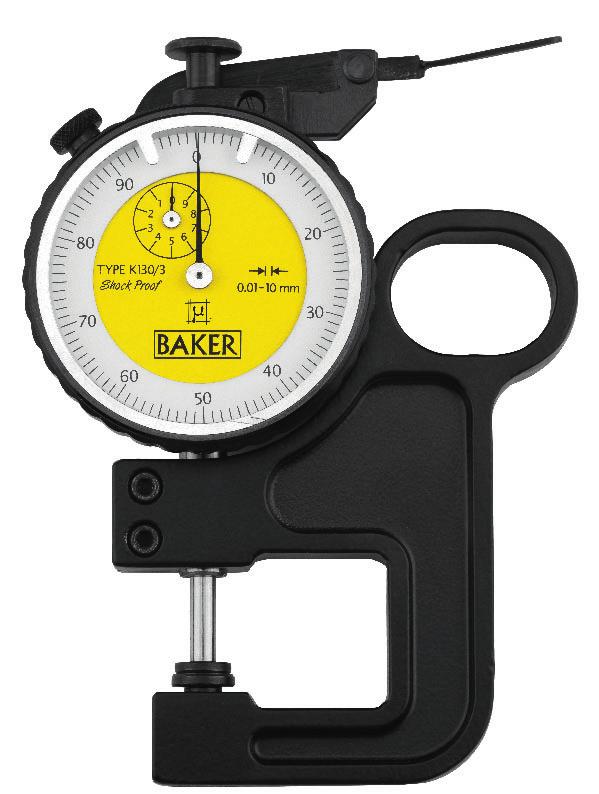 SPESSIMETRI MicroMet Spessimetri rapidi Baker, progettati per offrire la massima rigidità e precisione. Il comparatore è della serie MicroMet Plus con quadrante Ø 7,4 mm.