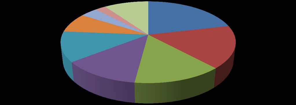 Tav. 4 Compagnie operanti sul mercato nazionale 2012 peso% Eni Div. R. & M. (marchio Agip) 4.777 21,3% IP Gruppo Api 3.766 16,8% Total Erg 3.121 13,9% K.P.I. 2.763 12,3% Esso 2.667 11,9% Tamoil 1.