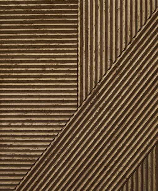 STRIPES Boiserie design Ferruccio Laviani System of panels cm. 90x90, with 4 different patterns, which can be projected to cover walls.