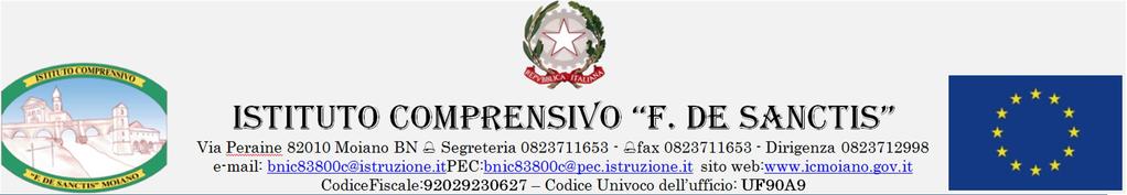 Investiamo nel vostro futuro Codice Identificativo Progetto: 10.2.2A-FSEPON-CA-2017-769 COMPETENZE DI BASE Titolo progetto: Il mondo ci attende scopriamolo C.U.P.: H45B18000080006 Prot 716 del 21/02/2019 Alle sezioni del sito internet dell istituzione scolastica www.