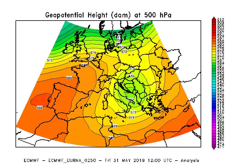 31 Maggio 2019: il giorno con le temperature massime più elevate Il 31 Maggio 2019 è risultato il giorno con le temperature massime più elevate considerando il Piemonte nella sua globalità grazie all