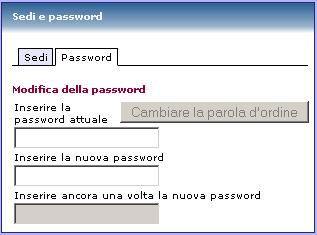 Sullo schermo apparirà una finestra come quella della figura 3. Figura 3. Richiesta di modifica della password. 5.