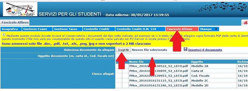 Istituto per i corsi accademici o preaccademici.