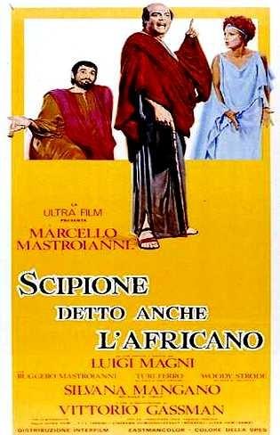 anni dell adolescenza e il figlio Max è così intelligente da essere continuamente vittima di bullismo Scipione detto anche l Africano (1971) COMMEDIA DURATA 108 ITALIA Catone vede nella