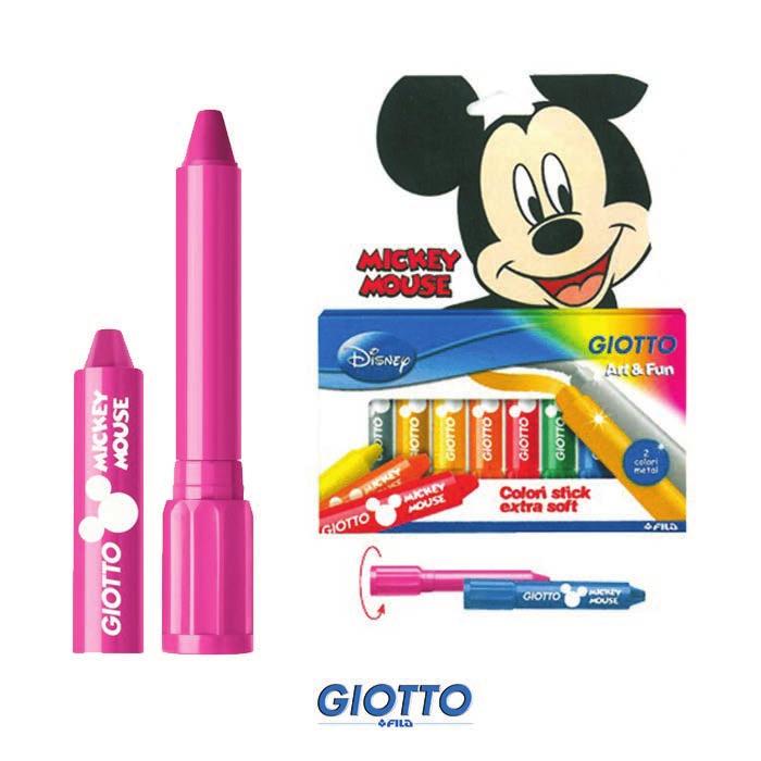 Giotto - stick a cera extra soft 918546235 180 PUNTI 80 PUNTI + 3,00 Giotto Mickey Mouse pastelli a