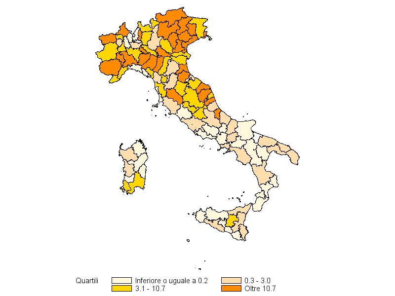 Servizi pubblici offerti nel territorio STRUTTURE RESIDENZIALI PER ANZIANI Le strutture pubbliche di assistenza residenziale per anziani, infermieristica e non, occupano 14.258 dipendenti.