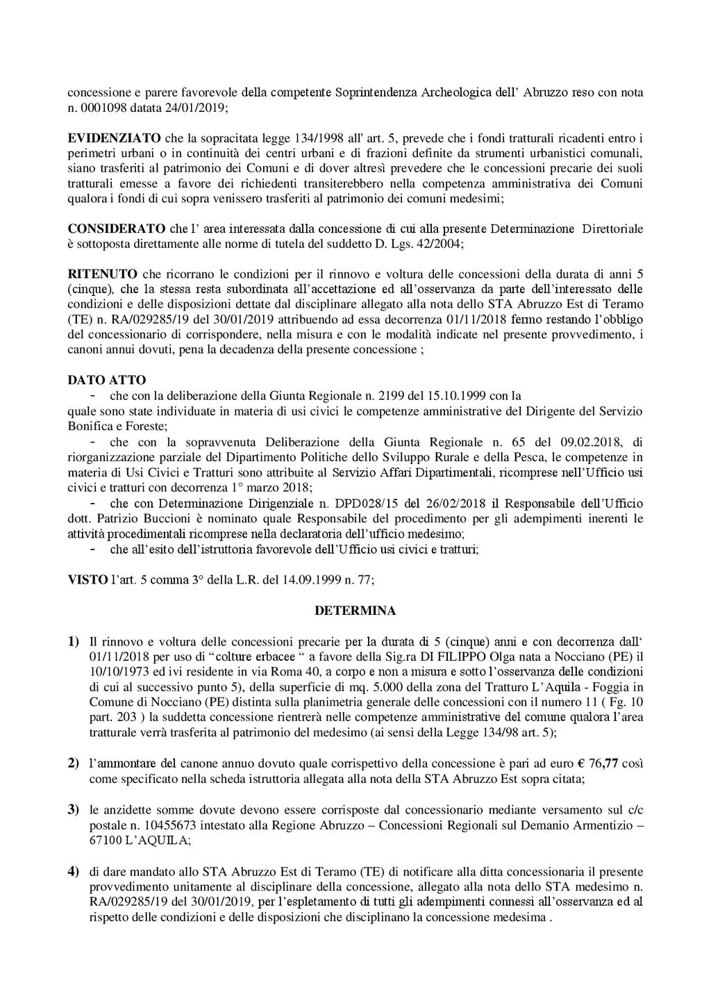 Pag. 40 Bollettino Ufficiale della Regione