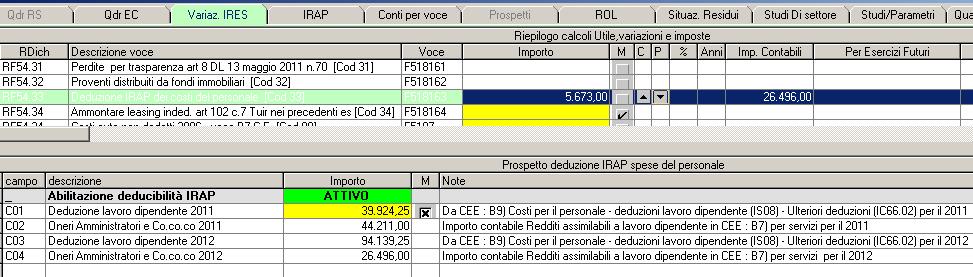 Bollettino 5.20.1I3-9 Nel prospetto di calcolo abbinato alla voce F518163 - Deduzione IRAP dei costi del quindi, tra le deduzioni viene compresa anche l ulteriore deduzione.
