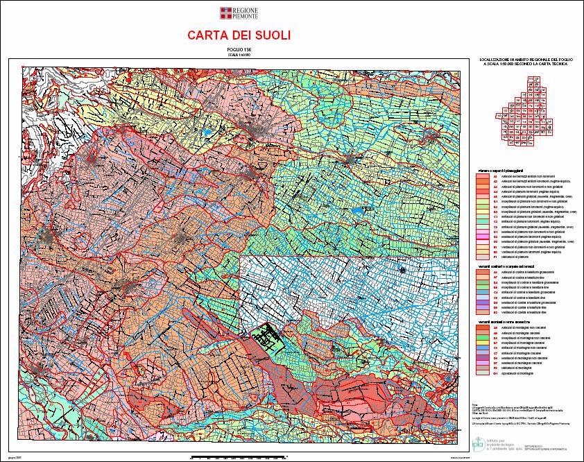 Sulla cartina IPLA della capacità d uso del suolo