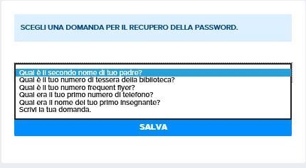 Dopo il salvataggio l azienda viene reindirizzata alla propria homepage. 1.