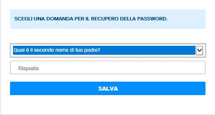 mappa di login, come username il codice identificativo ricevuto da Arca e come password la