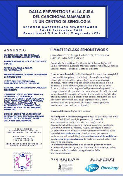 FORMAZIONE 2 MASTERCLASS SENONETWORK CATANIA, 26-29 SETTEMBRE 2018 MEDIA TOTALE DI VALUTAZIONE DEL CORSO 4,55 in una scala da 1 (scarso) a 5 (eccellente)