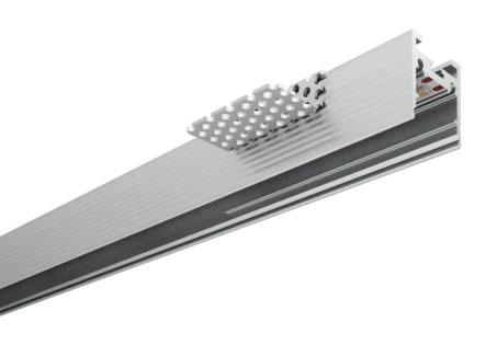 COMPONENTS AND ACCESSORIES KRIPTOS_20 E Profilo incasso in estrusione di alluminio verniciato, per Strip LED 10 mm.
