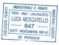 classif. elaborato CM 0000040151_0 Progettista responsabile: Ing. Luca Moscatello 0 Prima Emissione E.