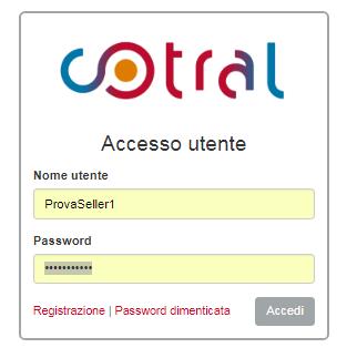 .. e successivamente cliccare su LOGIN : Inserire credenziali di accesso create nella