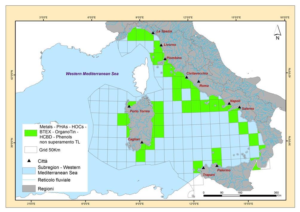 ACQUA In Mar Adriatico i dati forniti permettono una valutazione qualitativamente buona dello stato di qualità poiché solo i