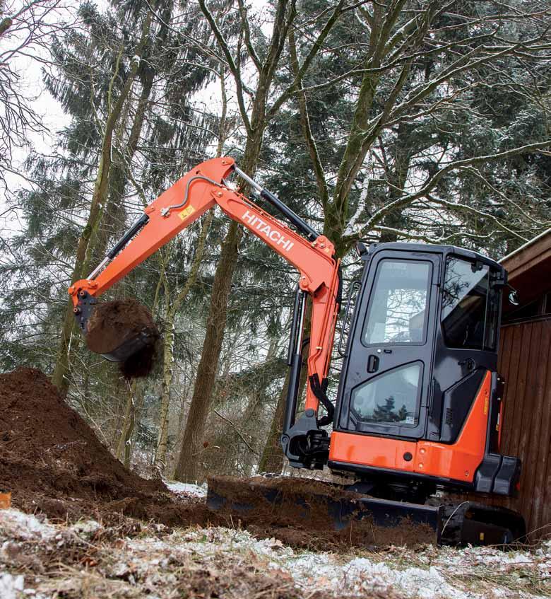 ZX38U-5 PRESTAZIONI Come tutti i nuovi modelli ZAXIS, la gamma di mini escavatori è stata progettata per offrire elevati livelli di produttività e costi di esercizio ridotti.