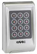 CARATTERISTICHE TECNICHE Radio Key Pad 868 SLH Frequenza di emissione 868.35 ± 0.