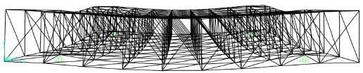 Tale modifica ha permesso una riduzione degli sforzi massimi di trazione e compressione (fig.9.4.1) di circa il 10% per la compressione e di 15% per la trazione (fig.9.4.2 fig.