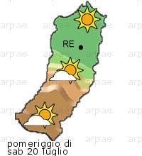 bollettino meteo per la provincia di Reggio-Emilia weather forecast for the Reggio-Emilia province Temp MAX 31 C 23 C Pioggia Rain 0mm 0-10mm Vento Wind 35km/h 41km/h Temp.