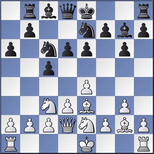 Il ianco ha giocato Ae3-Dd2; il Nero ha mosso prematuramente il Cavallo in e7 (se il Cavallo fosse rimasto in g8 la manovra di