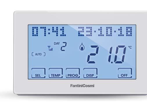 CRONOTERMOSTATI, TERMOSTATI E TERMOREGOLAZIONE INTELLICOMFORT CH180WIFI LITE CRONOTERMOSTATO TOUCHSCREEN CON CONNESSIONE WIFI Programmazione settimanale Per il comando di impianti di riscaldamento,