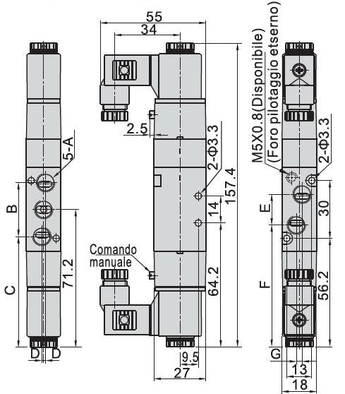 E F G 4V110-06 1/8" 8 14, 16 0 3 4V10-06